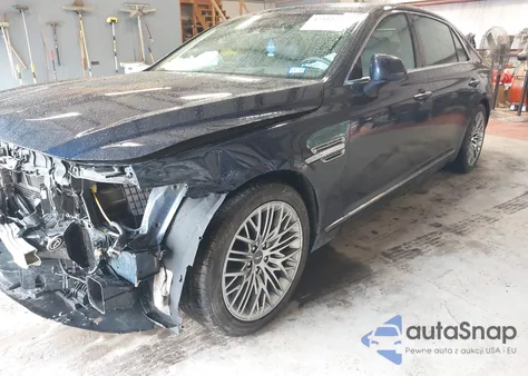 2021 Genesis G90 5.0 Ultimate Awd z USA, uszkodzony, nr VIN KMTF54PH6MU086073